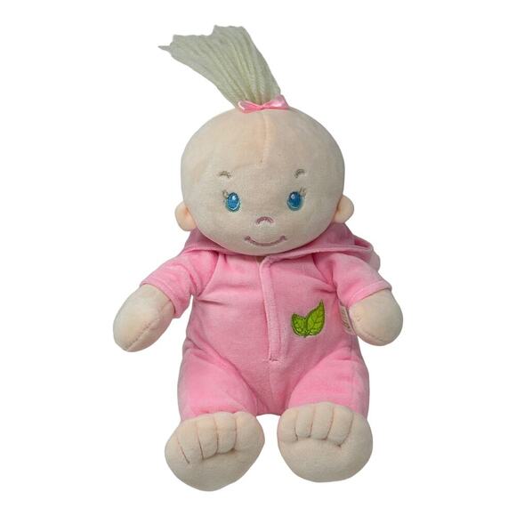 June Garden 12" Sweet Dolly Frida Stuffed Ultra Soft Baby Bear Doll Pink Outfit - Picture 10 of 16